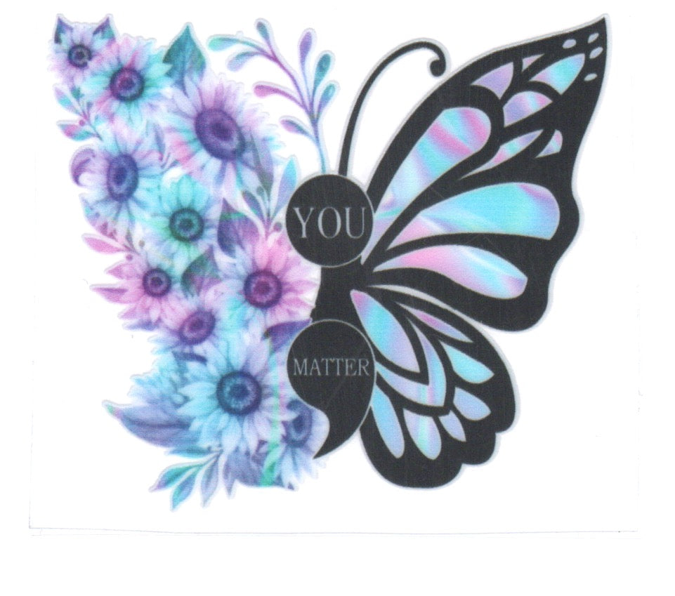 You matter Butterfly Decal