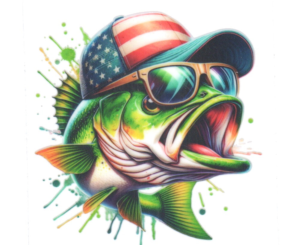 USA Fish Decal