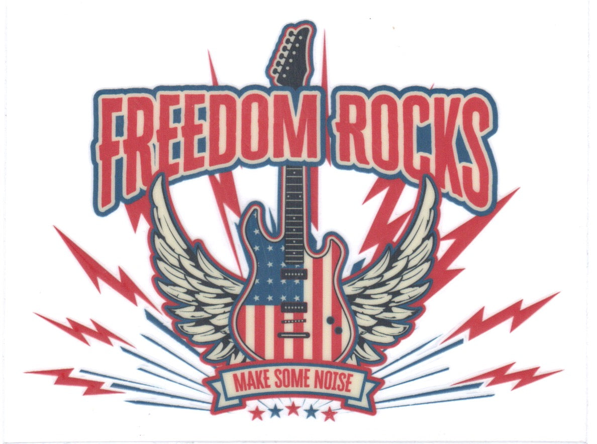 Freedom Rocks Decal