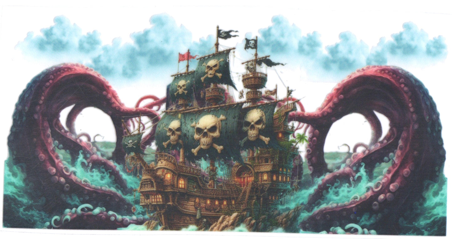 SHIP W/OCTOPUS