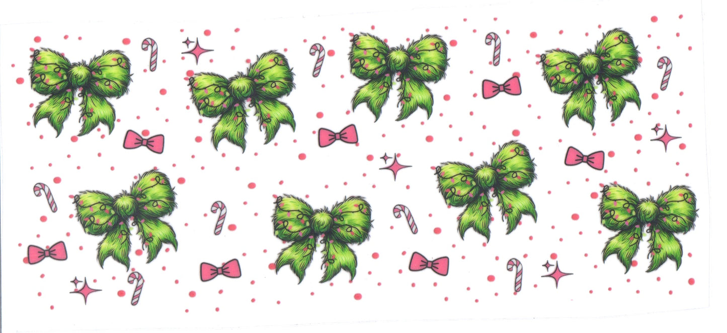 CHRISTMAS GRINCH BOWS
