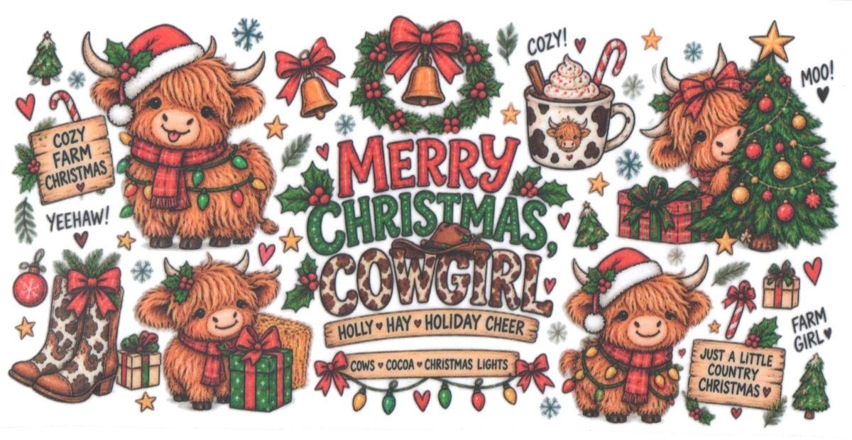 MERRY CHRISTMAS COWGIRL