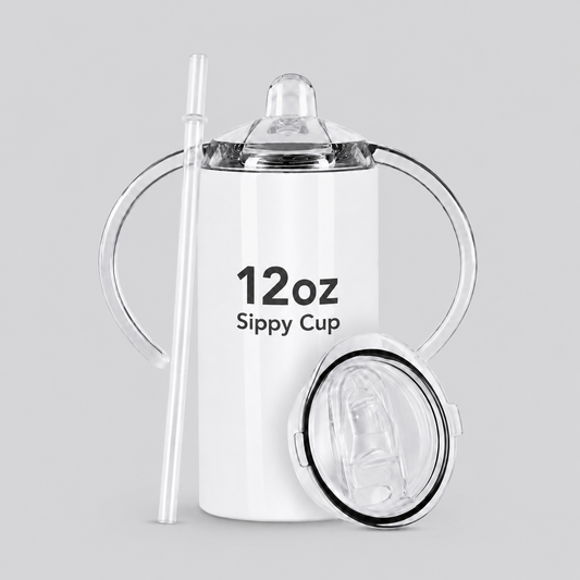 12oz. Sippy Cup/Tumbler Sublimation Blanks