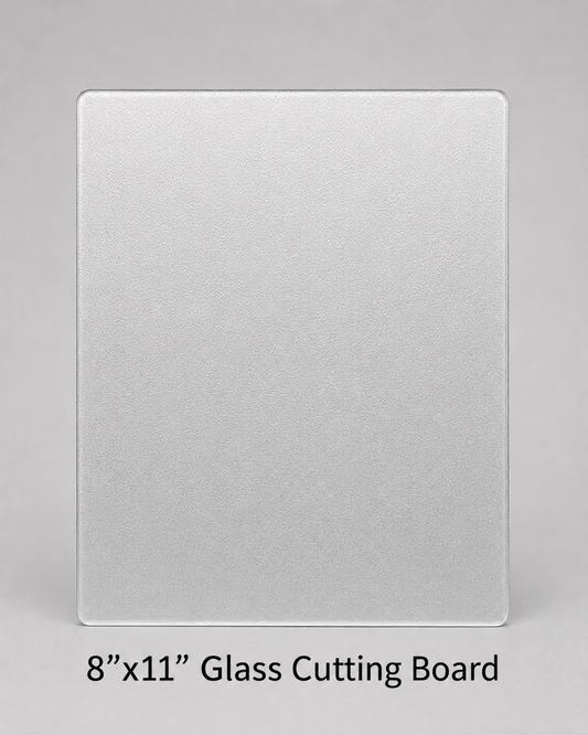 8x11 Glass Cutting Board Sublimation Blanks
