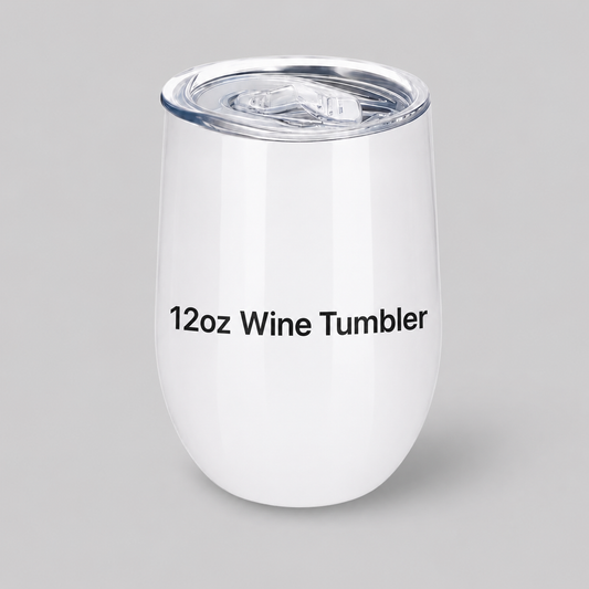 12oz. Wine Tumbler Sublimation Blank