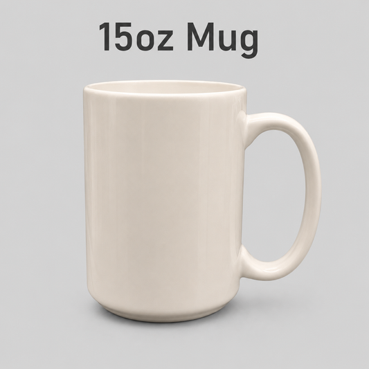 15oz. Coffee Mug Sublimation Blank
