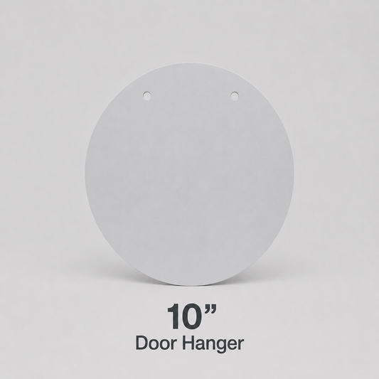 10 Inch Door Hanger Sublimation Blanks