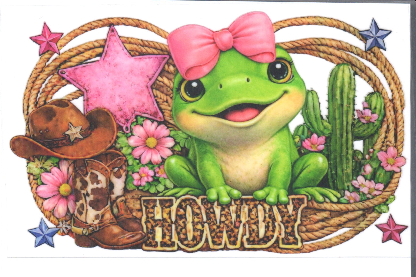 Howdy rope frog Decal