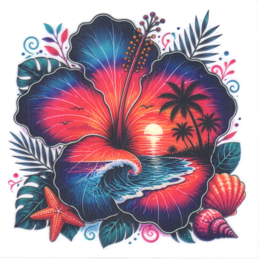 Ocean flower Decal