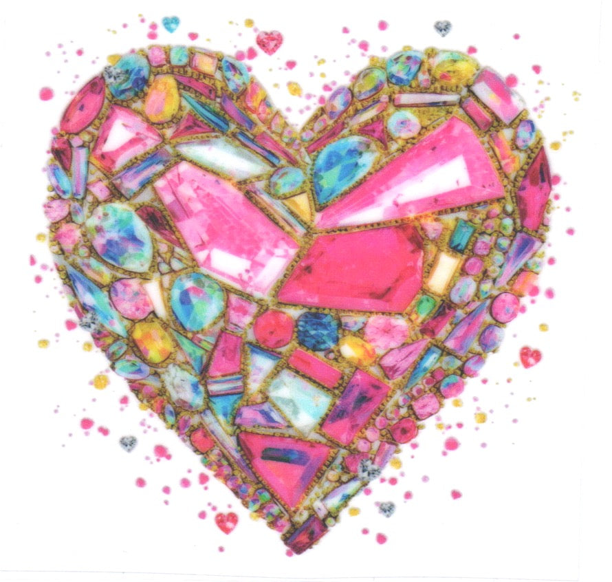 Gem Heart Decal