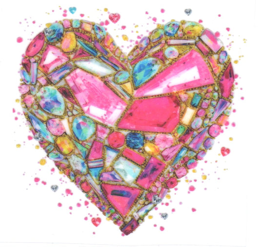 Gem Heart Decal