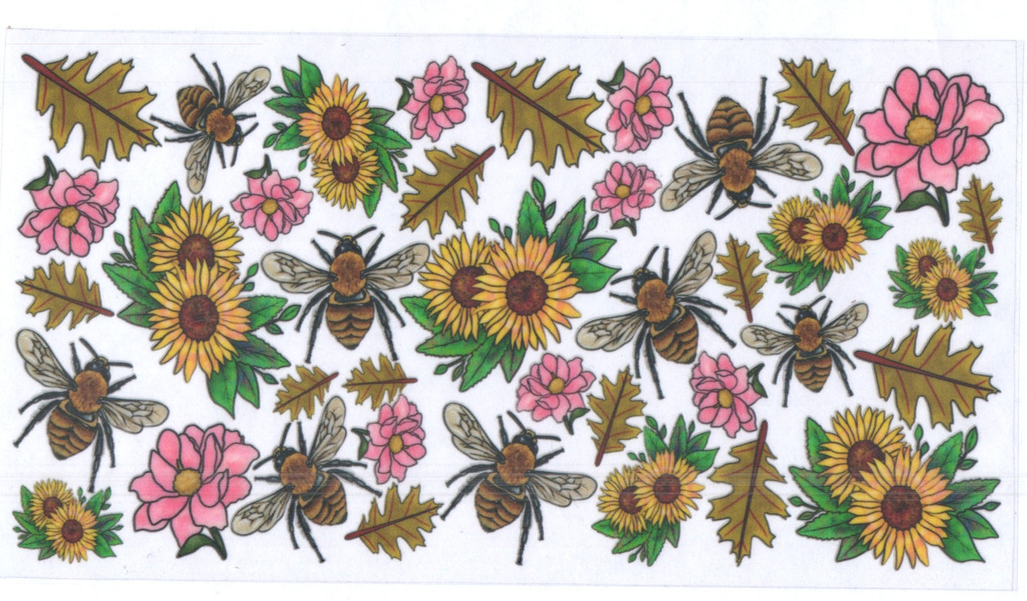 Bee and Sunflowers