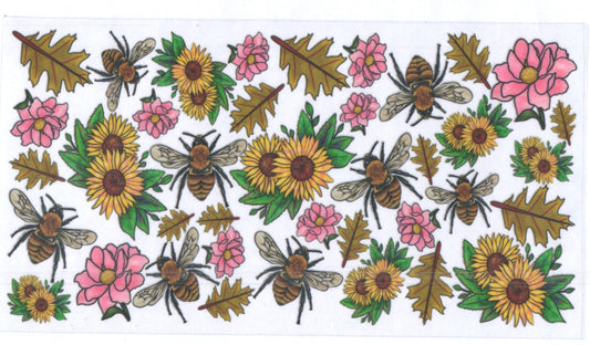 Bee and Sunflowers