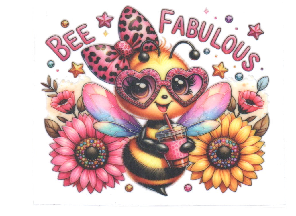 Bee Fabulous Decal