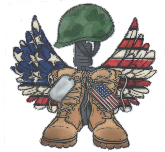 Military Wings Decal
