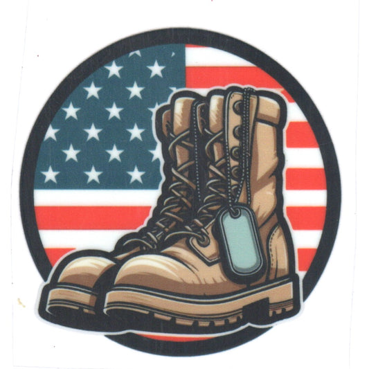 Military Boots Decal