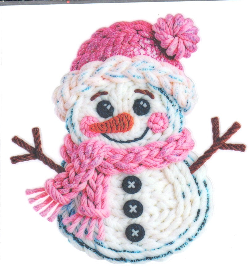 Snowman Decal