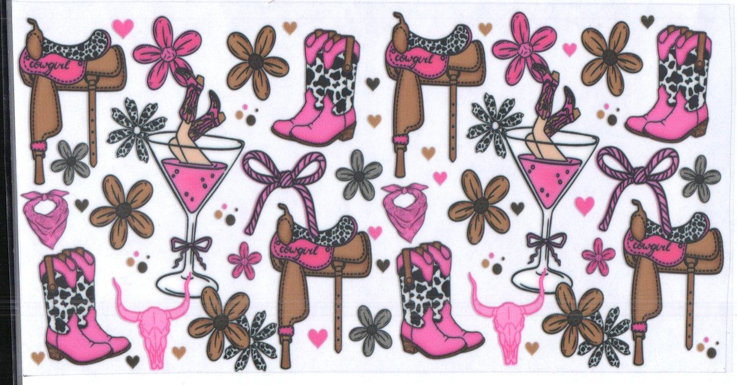 Pink Boots and Skulls
