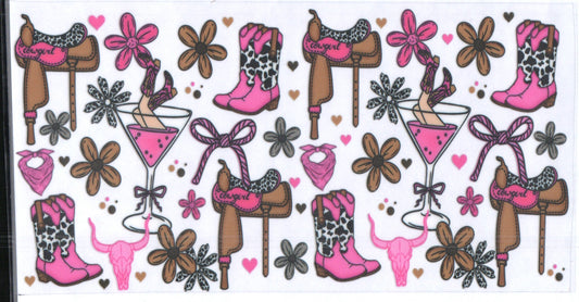 Pink Boots and Skulls
