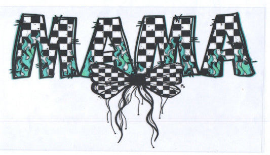 Teal Mama W/Bow