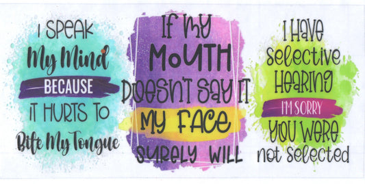 I Speak my Mind