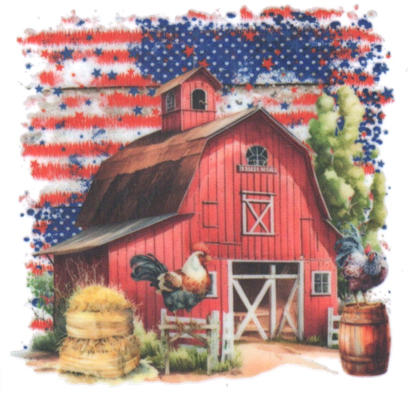 USA farm Decal