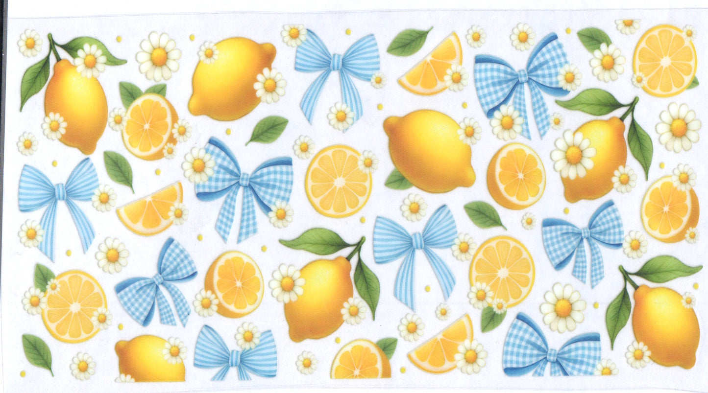 Lemons blue bows