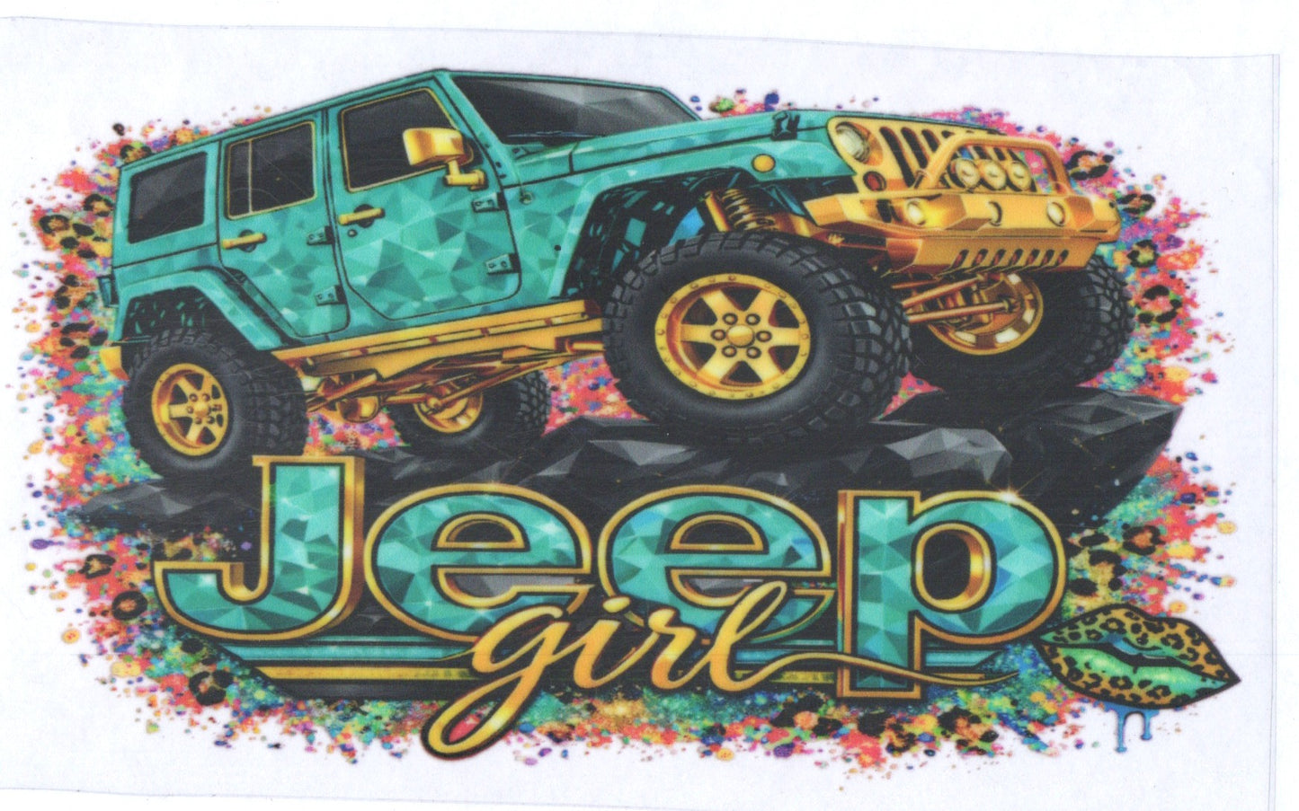 Teal Jeep