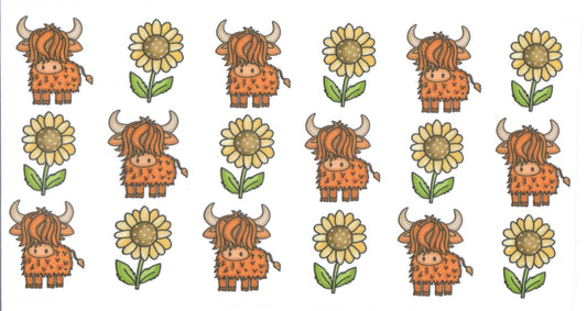 COWS AND FLOWERS