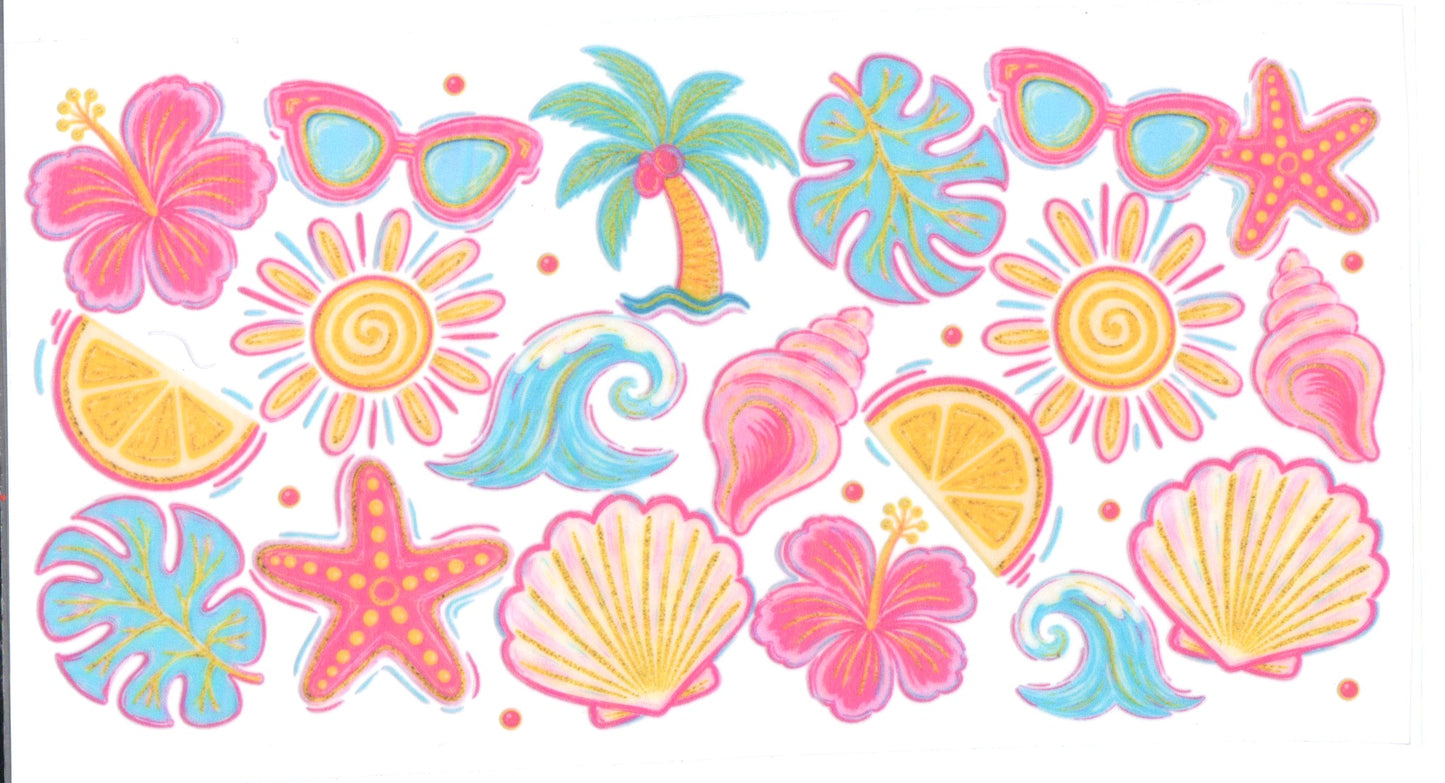 SEA SHELLS AND PLAM TREES