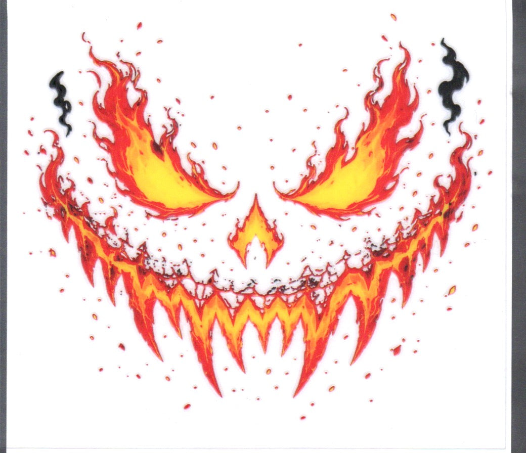 HALLOWEEN FACE DECAL