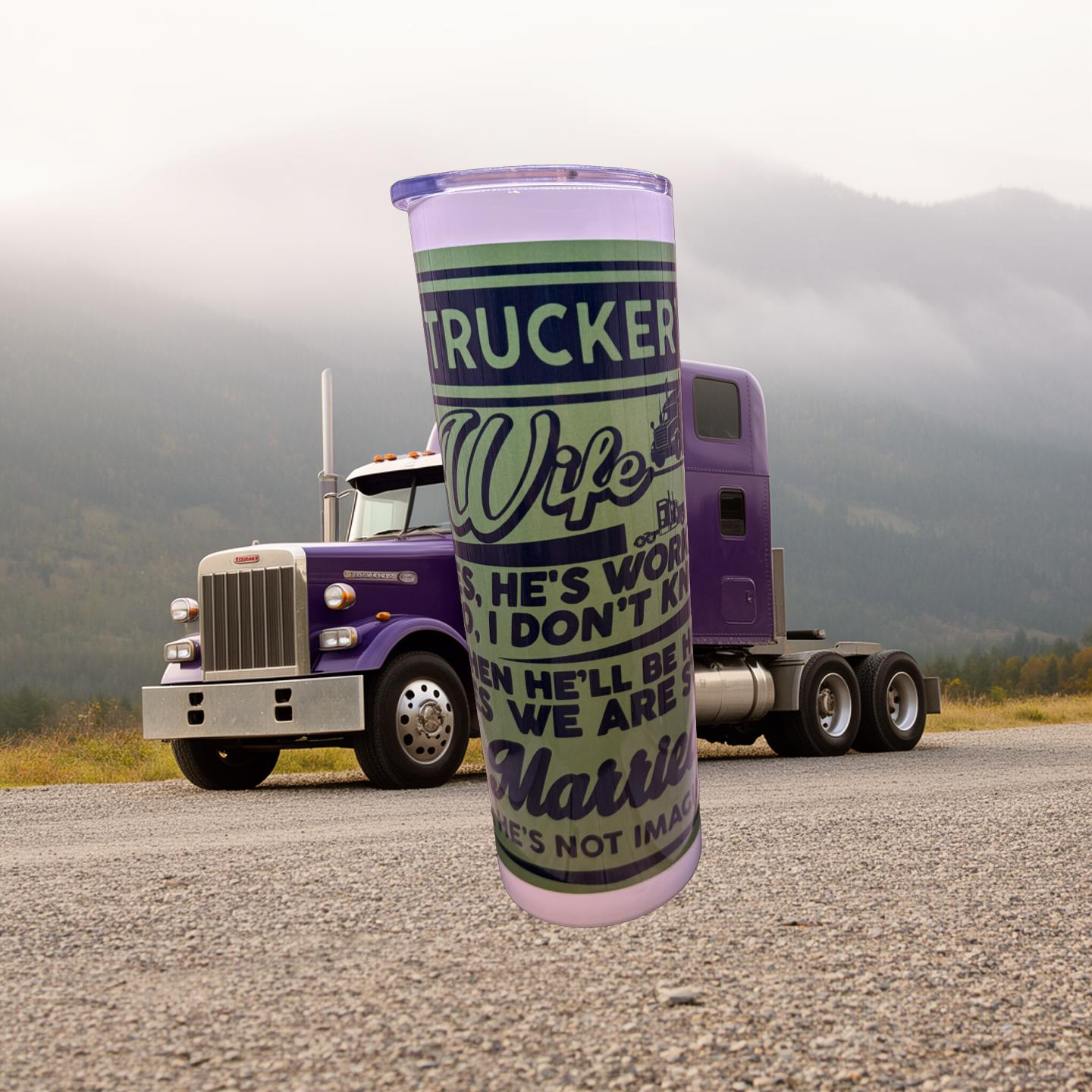 "Custom 30 oz stainless steel skinny tumbler with full-color wrap-around sublimation design,