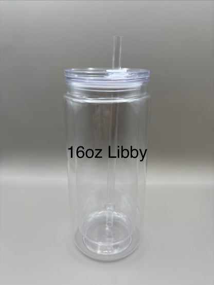 16oz. Tall Libby Snow Globe