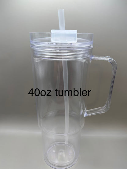 40oz. Tumbler Snow Globe