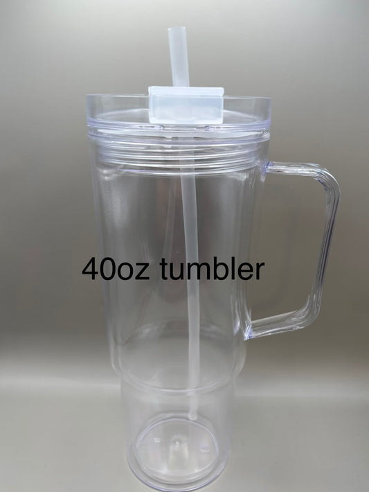 40oz. Tumbler Snow Globe