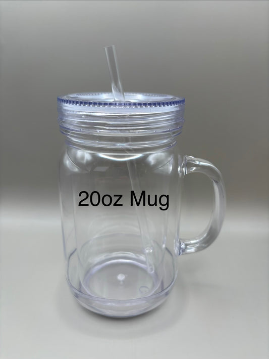 20oz. Mason Jar Snow Globe