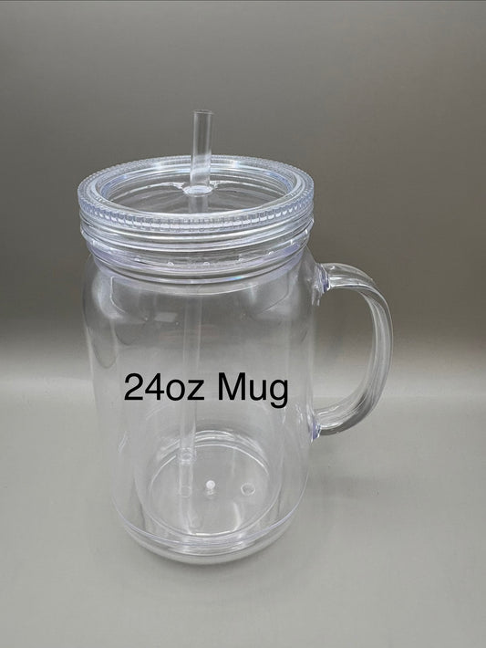 24oz. Mason Jar Snow Globe