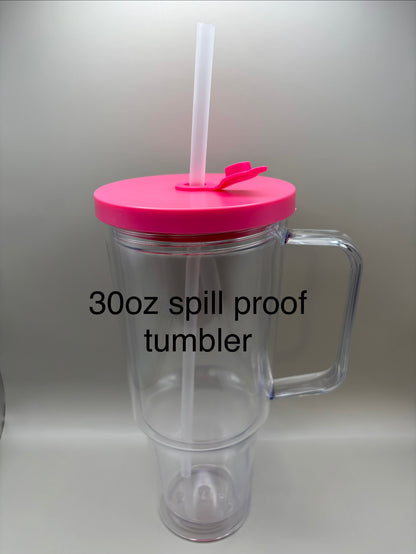 30oz. Spill Proof Tumbler Snow Globe