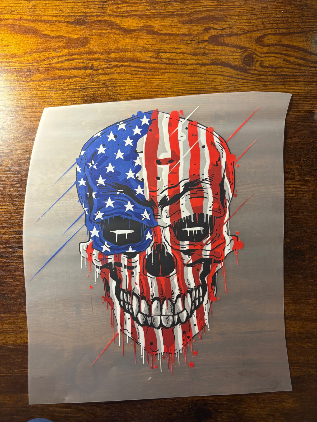 DTF USA SKULL