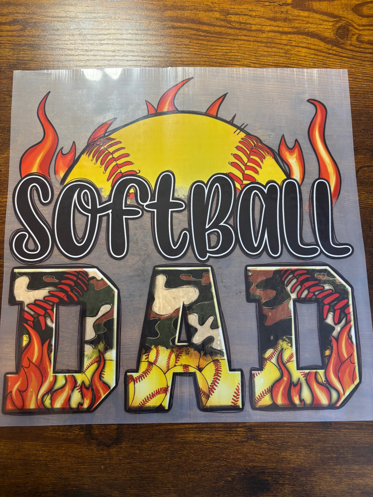 DTF SOFTBALL DAD