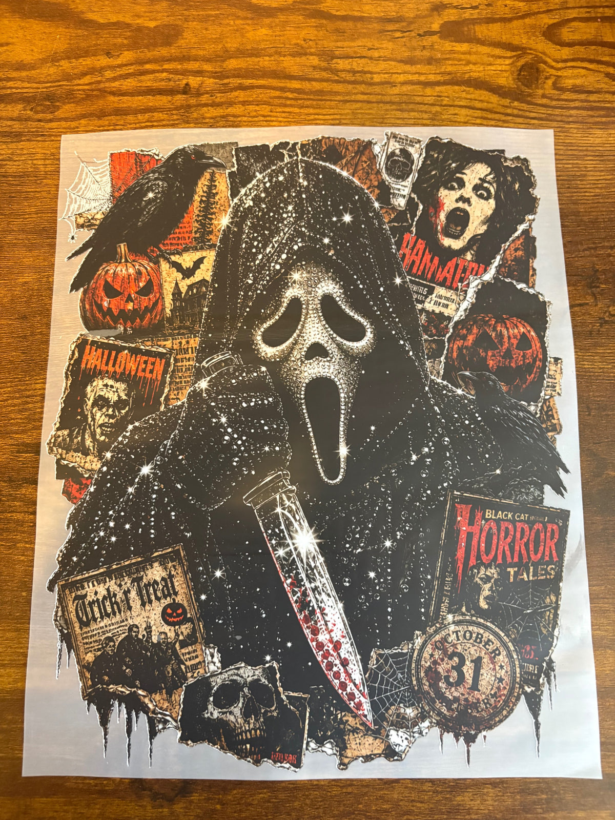 DTF HALLOWEEN GHOST FACE