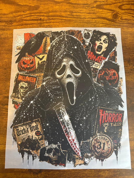 DTF HALLOWEEN GHOST FACE