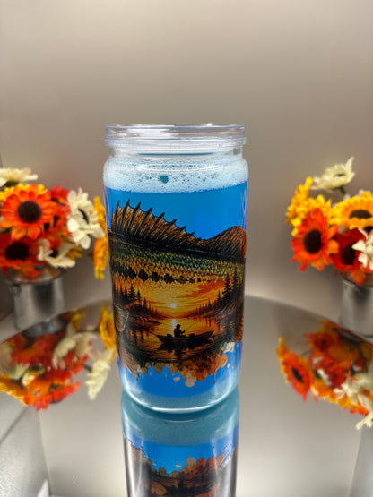 16OZ. WATER TUMBLER W/ FISH