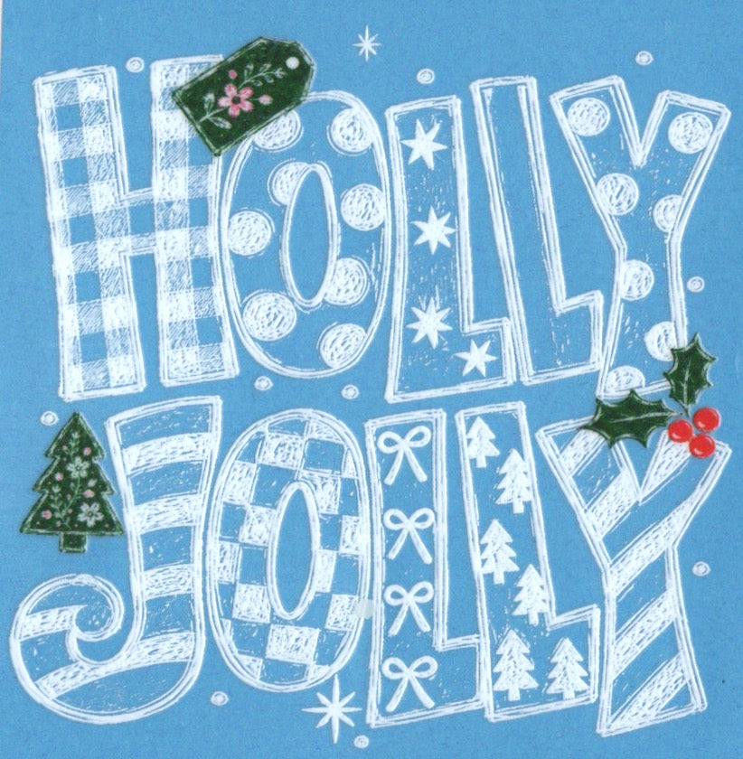 HOLLY JOLLY DECAL
