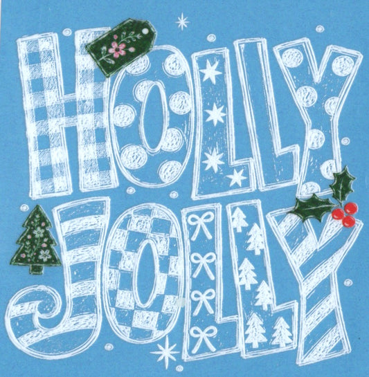 HOLLY JOLLY DECAL
