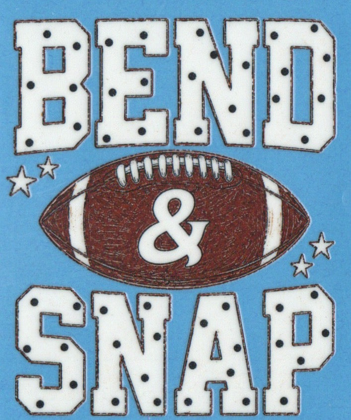 BEND AND SNAP DECAL