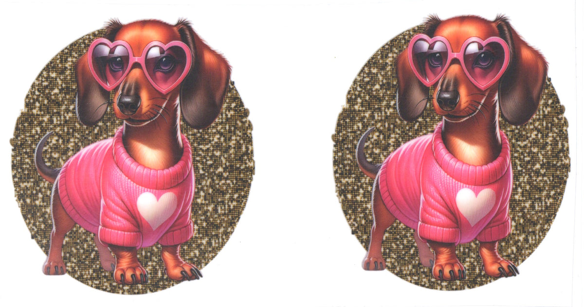DACHSHUND W/SWEATER