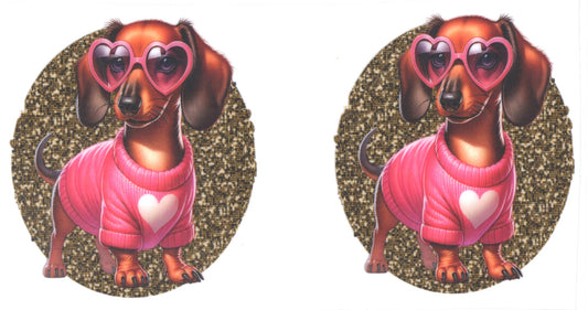 DACHSHUND W/SWEATER