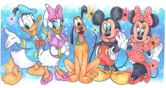 DONALD DUCK AND MICKEY MOUSE