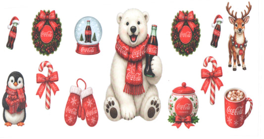 CHRISTMAS COLA BEAR